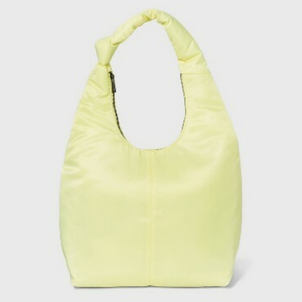 A NEW DAY Knotted Shoulder Bag Lime Yellow